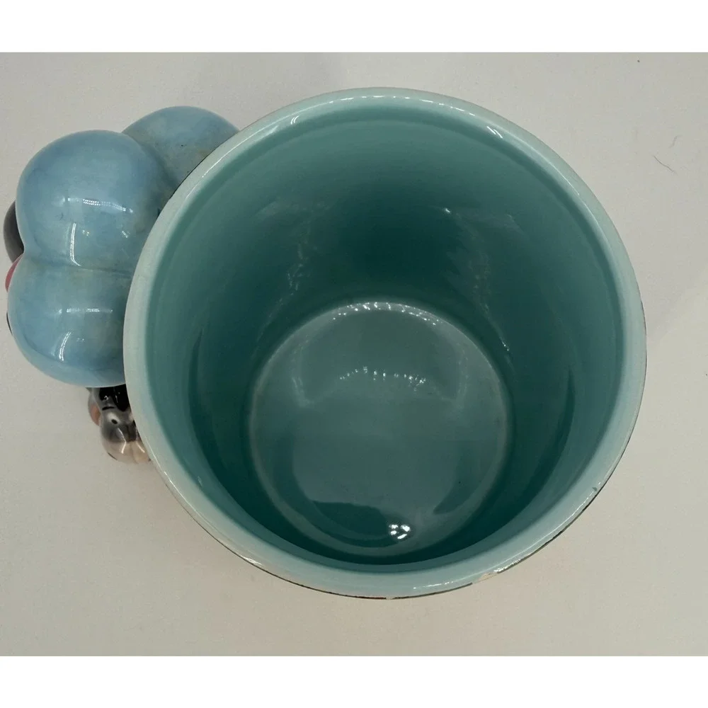 Disney Parks Winnie the Pooh Mug Cup Piglet Pooh Tigger with Eeyore Handle - Picture 6 of 9